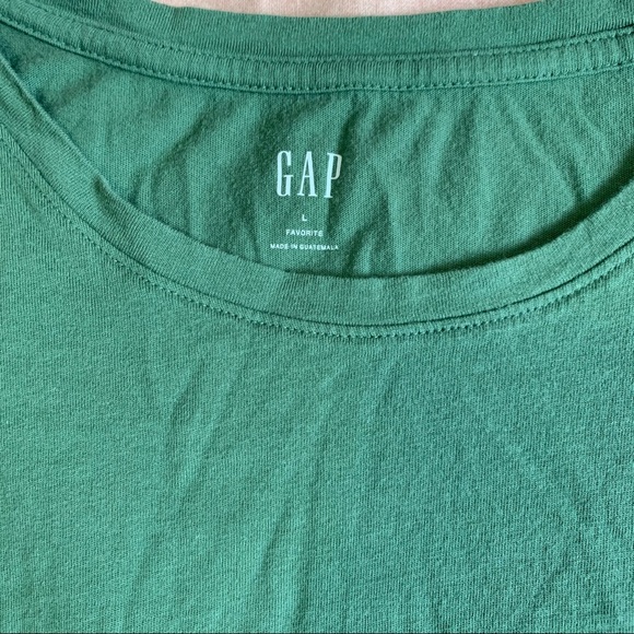 3/12$ Bundle Tees | Gap Light Green Favourite Tee - Picture 2 of 3